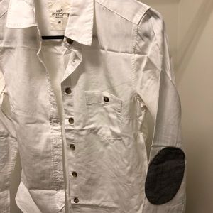 H&M Women’s Button-Up Shirt w/ Elbow Patches